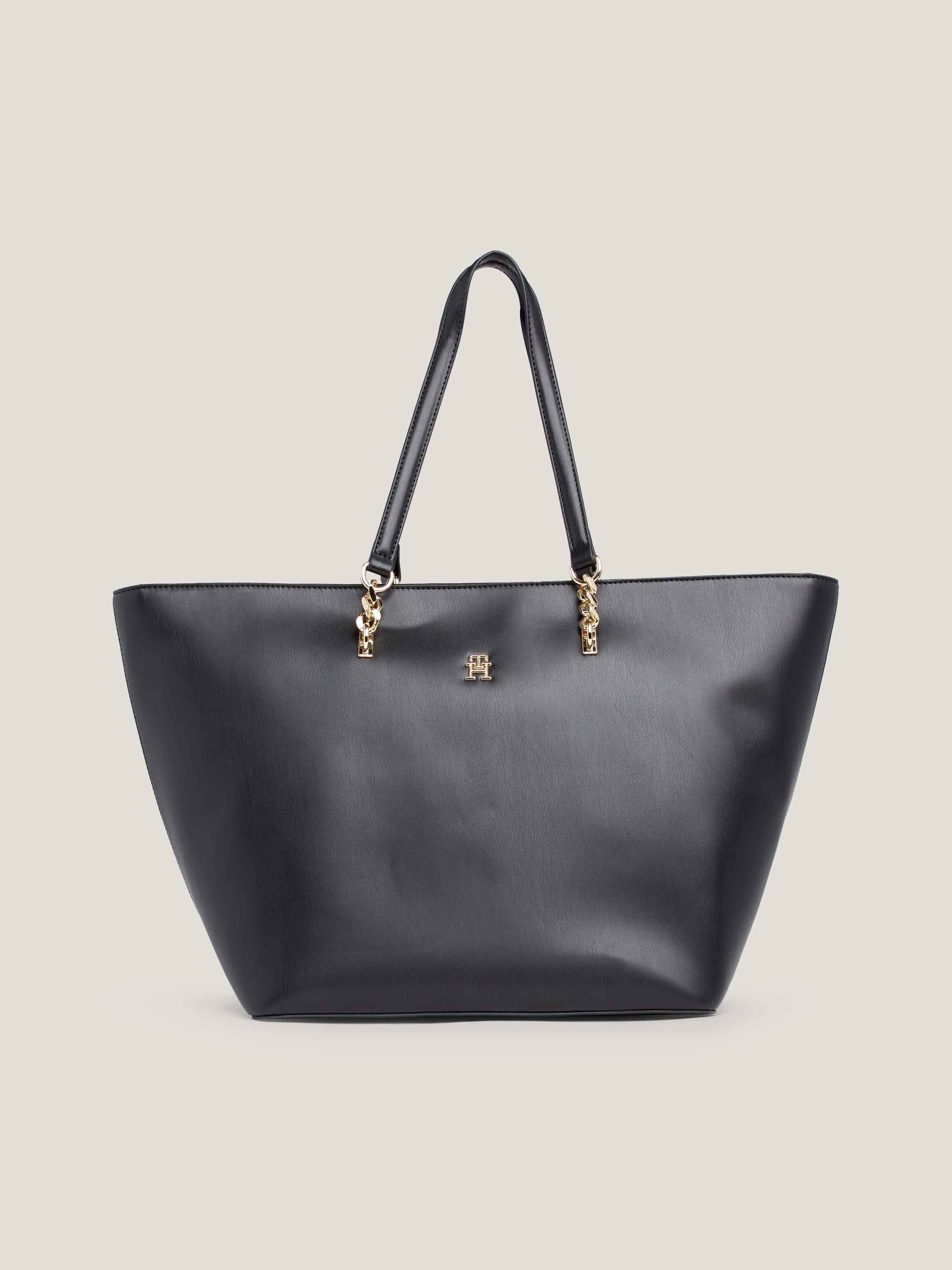 Chain Detail Tote Bag