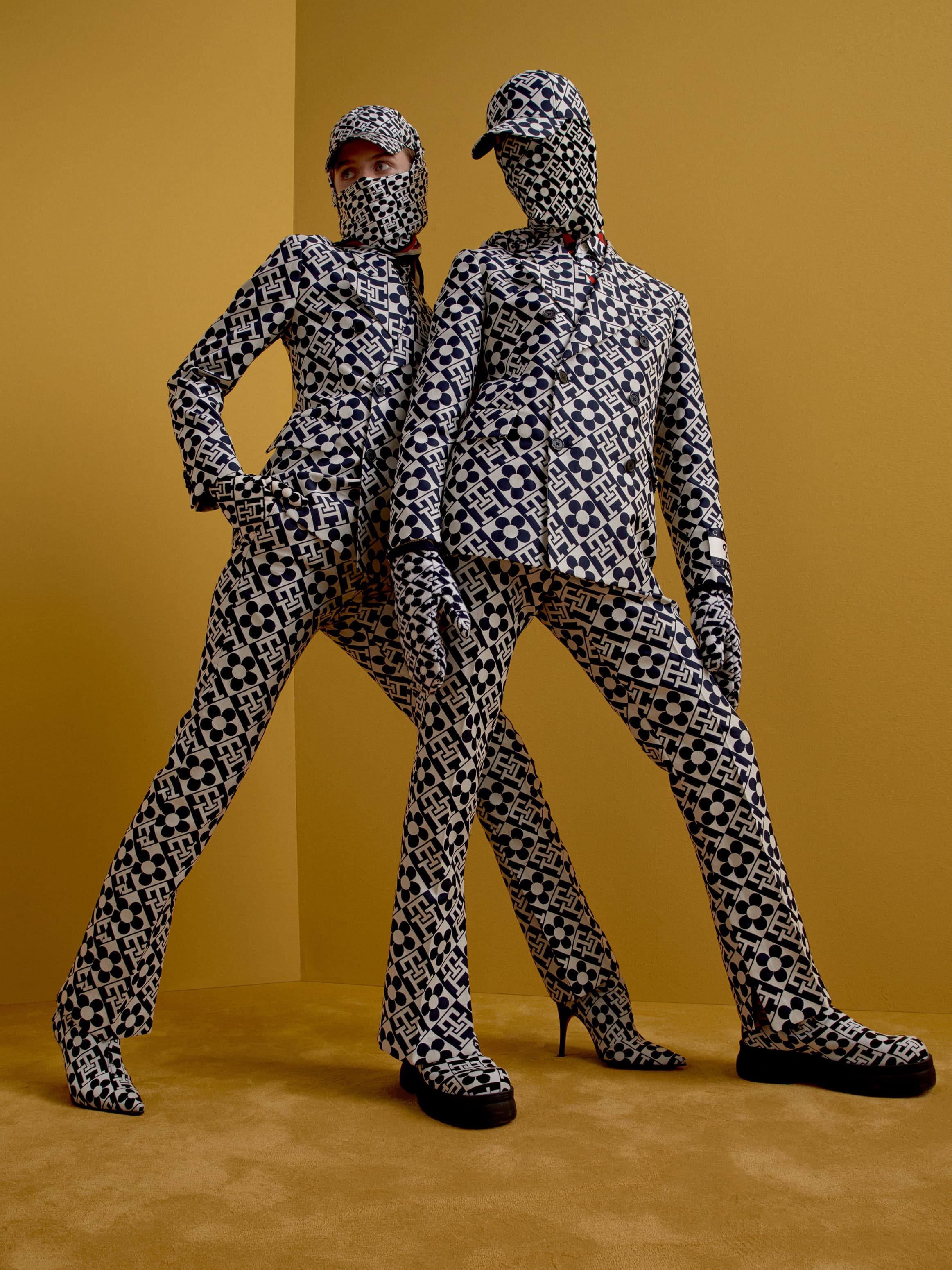 TH X Richard Quinn Monogram Trousers