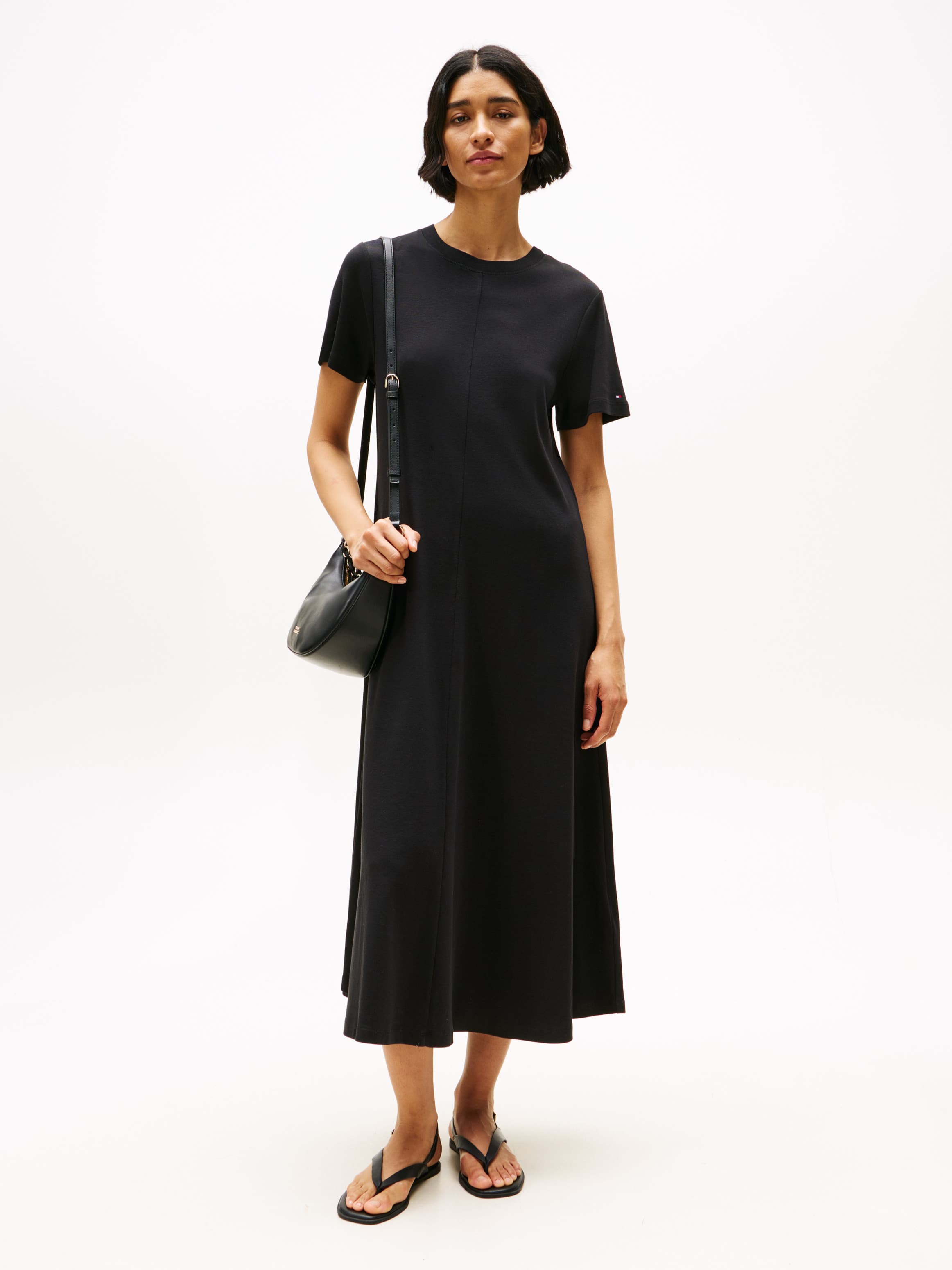 Relaxed Fit Midi T-Shirt Dress