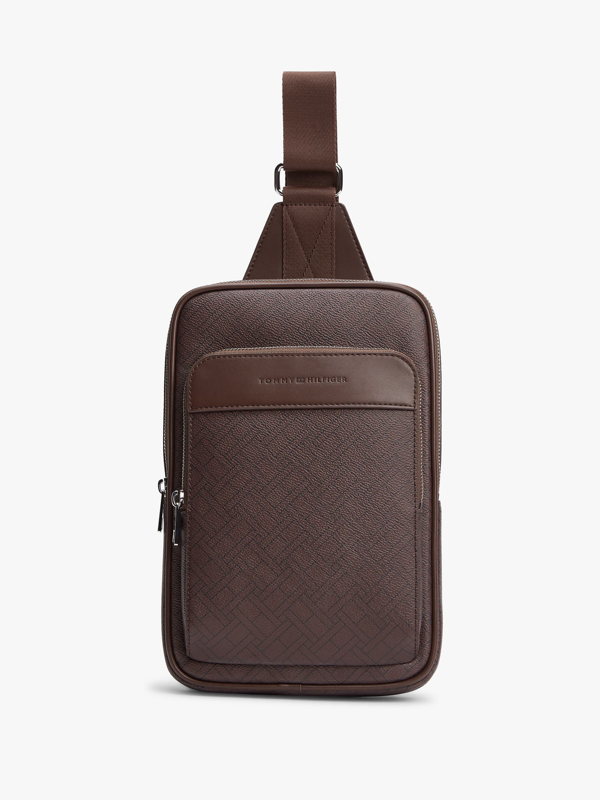 Hilfiger Flag Mixed Texture Sling Bag