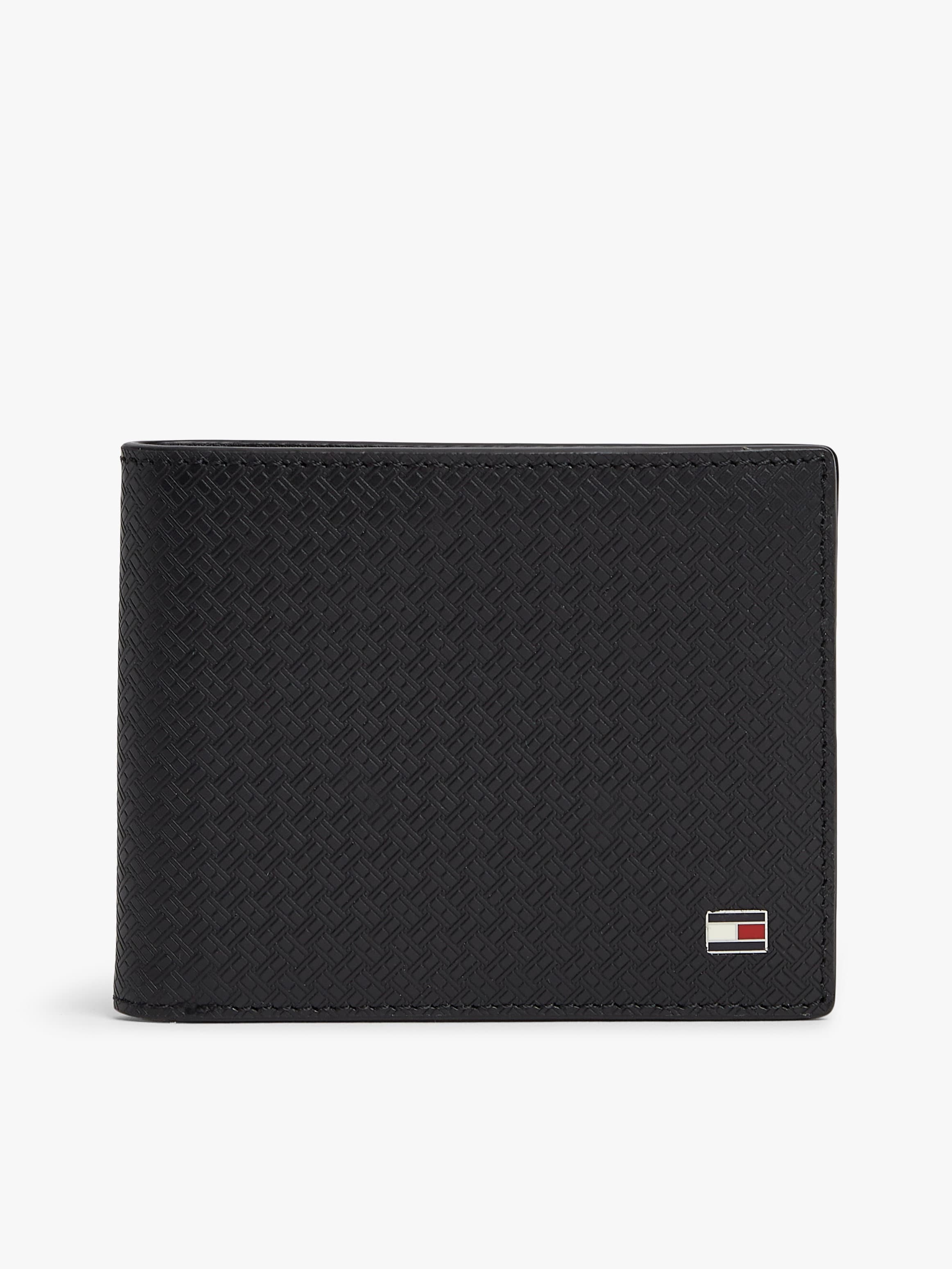 Embossed Flag Leather Bifold Wallet