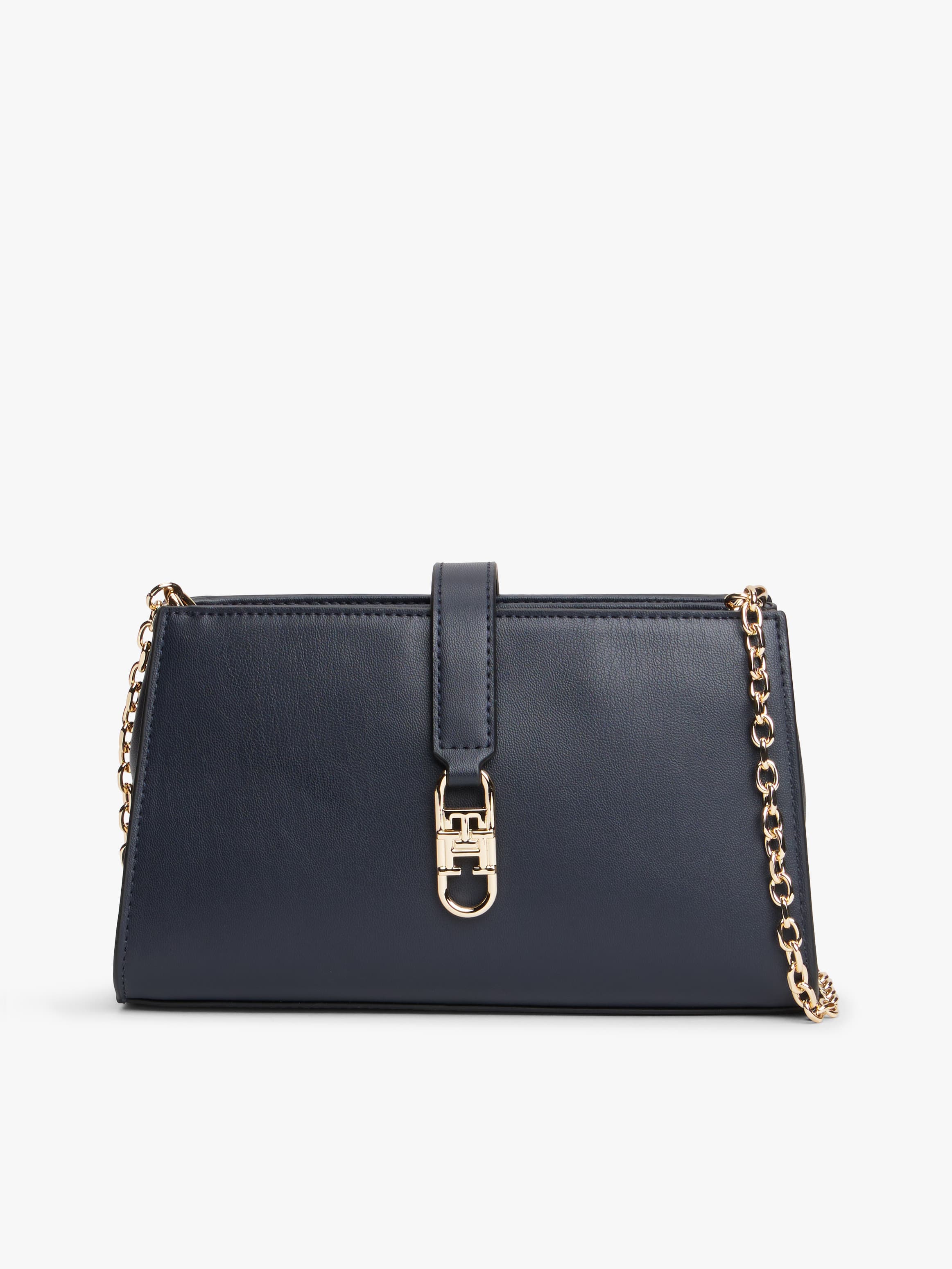 TH Monogram Chain Strap Crossover Bag