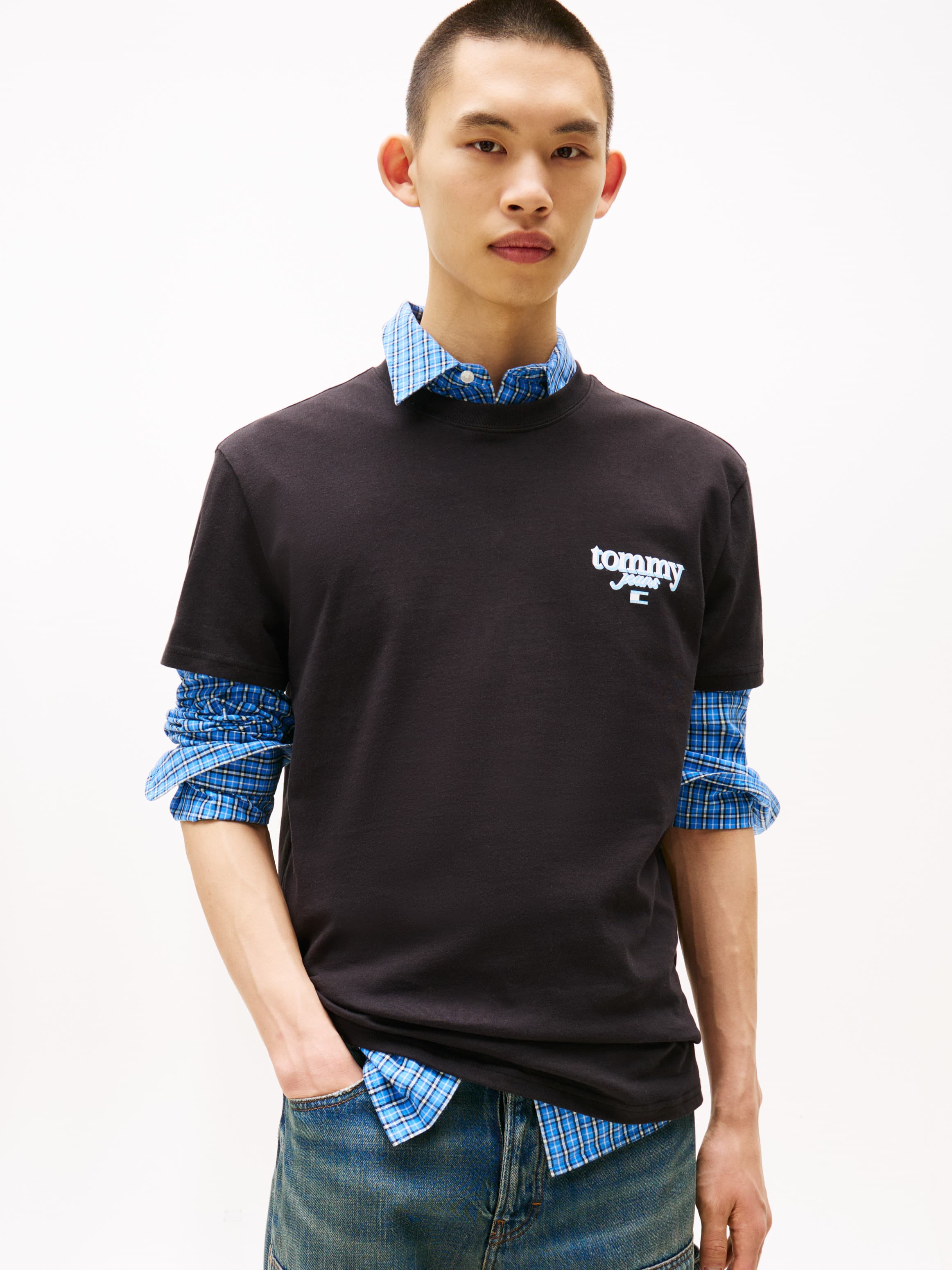 Signature Back Logo Crew Neck T-Shirt