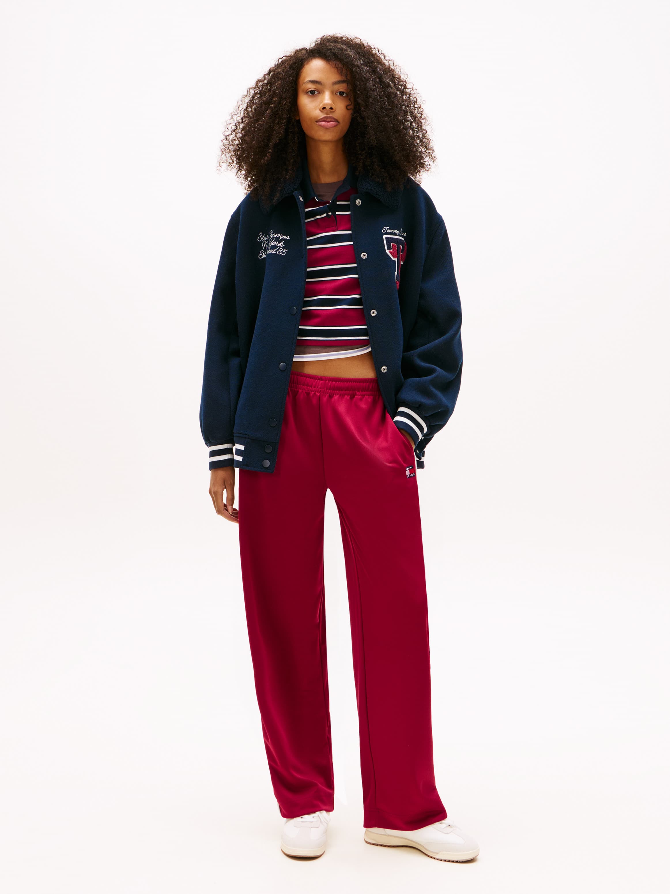 Tommy Badge Interlock Knit Relaxed Joggers