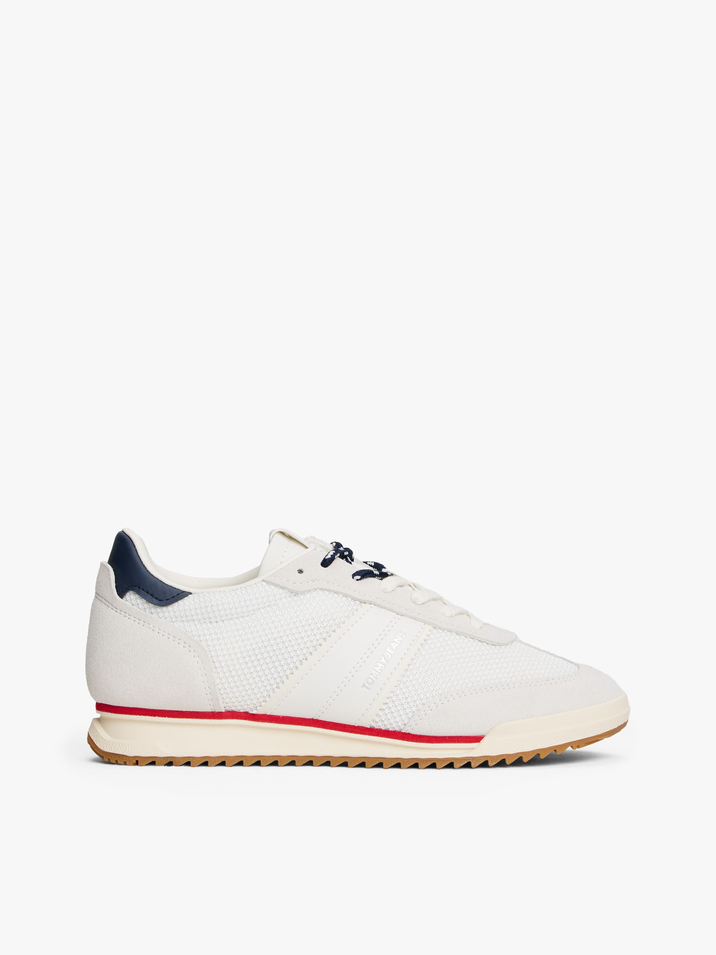 Lace-Up Mixed Texture Cleat Trainers