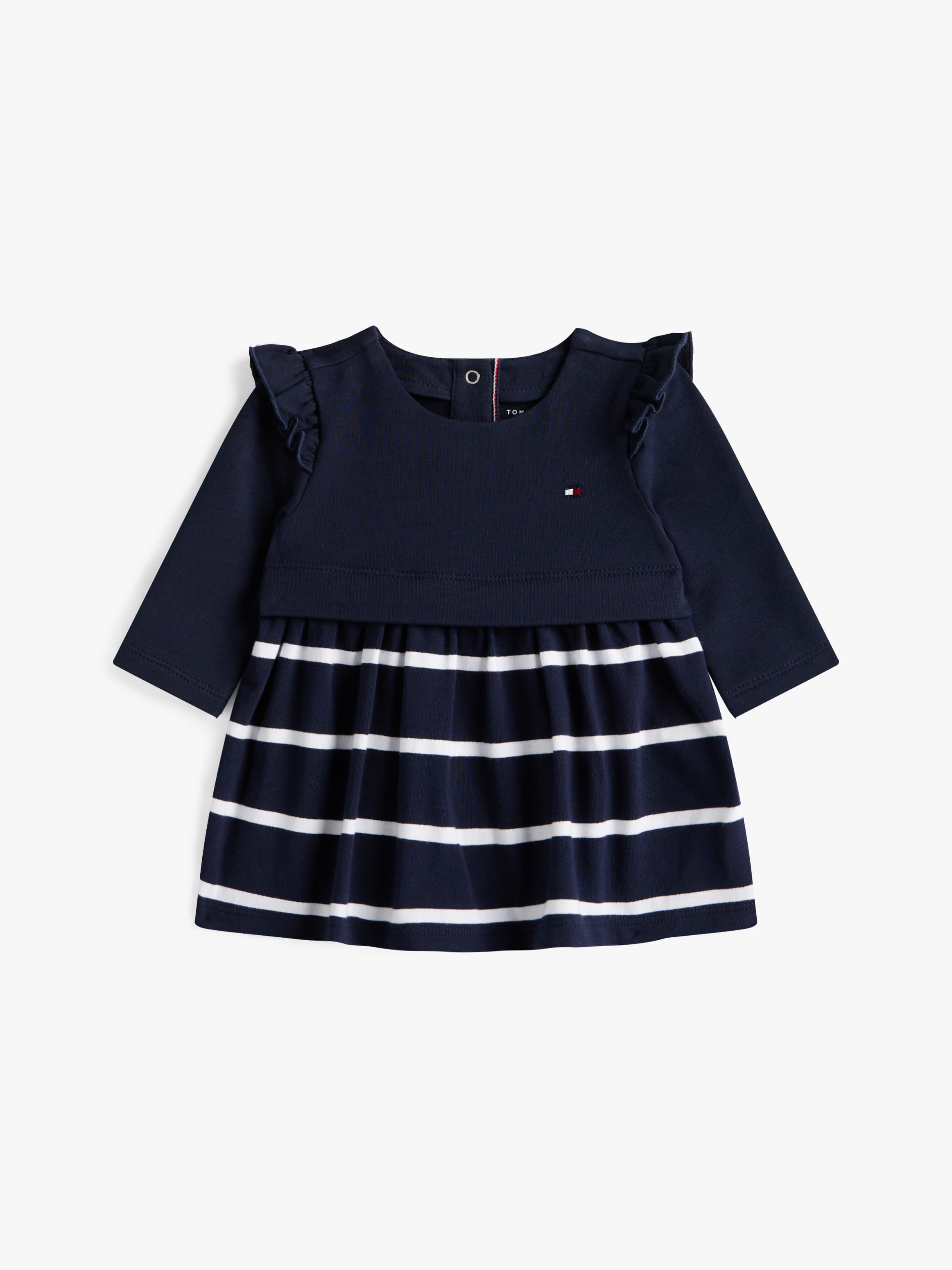 Essential Frill Long Sleeve Dress